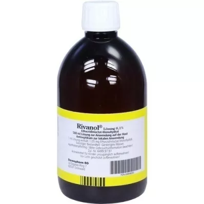 RIVANOL Solução 0,1%, 500 ml