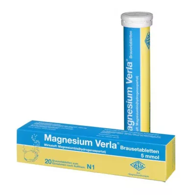 MAGNESIUM VERLA Comprimidos efervescentes, 20 unidades MAGNESIUM VERLA Comprimidos efervescentes, 20 unidades
