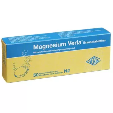 MAGNESIUM VERLA Comprimidos efervescentes, 50 unidades MAGNESIUM VERLA Comprimidos efervescentes, 50 unidades