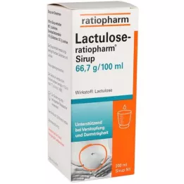 LACTULOSE-xarope ratiopharm, 200 ml