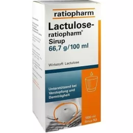 LACTULOSE-ratiopharm Xarope, 1000 ml