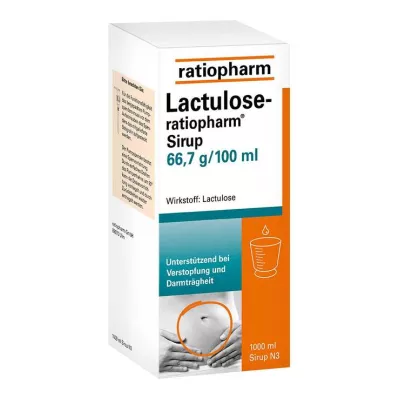 LACTULOSE-ratiopharm Xarope, 1000 ml