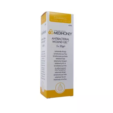 MEDIHONEY Gel antibacteriano para feridas, 5X20 g