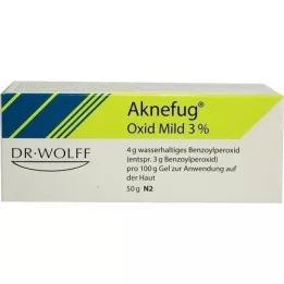 AKNEFUG Gel de óxido suave a 3%, 50 g