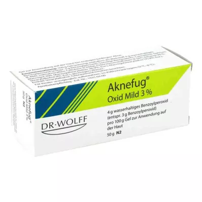 AKNEFUG Gel de óxido suave a 3%, 50 g
