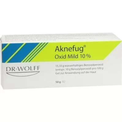 AKNEFUG Gel de óxido suave a 10%, 50 g