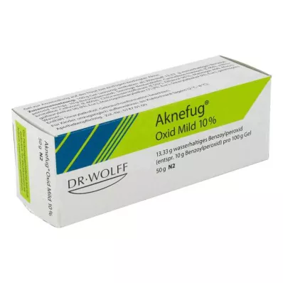 AKNEFUG Gel de óxido suave a 10%, 50 g