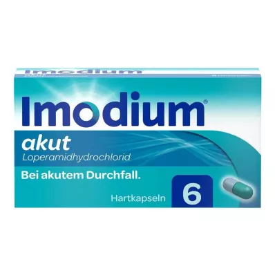 IMODIUM Cápsulas duras agudas, 6 pcs