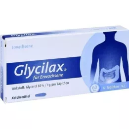 GLYCILAX Supositórios para adultos, 12 unid