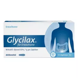 GLYCILAX Supositórios para adultos, 12 unid