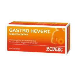 GASTRO-HEVERT Comprimidos para o estômago, 40 unidades