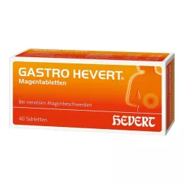 GASTRO-HEVERT Comprimidos para o estômago, 40 unidades