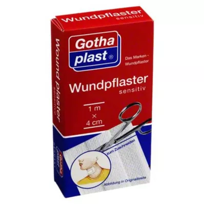 GOTHAPLAST Gesso para feridas sensível 4 cmx1 m corte, 1 pc