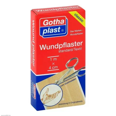 GOTHAPLAST Gesso para feridas stand.4 cmx1 m corte, 1 pc GOTHAPLAST Gesso para feridas stand.4 cmx1 m corte, 1 pc