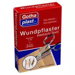 GOTHAPLAST Gesso elástico para feridas 6 cmx1 m cortado, 1 pc