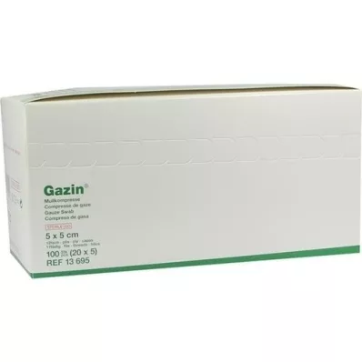 GAZIN Gaze comp. 5x5 cm estéril 12x, 20X5 pcs