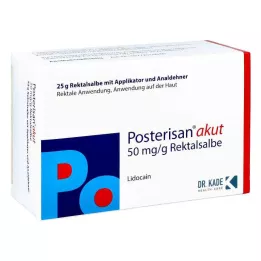 POSTERISAN Pomada aguda com dilatador anal, 25 g
