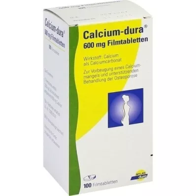 CALCIUM DURA Comprimidos revestidos por película, 100 unidades