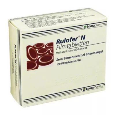 RULOFER T Comprimidos revestidos por película, 100 unidades