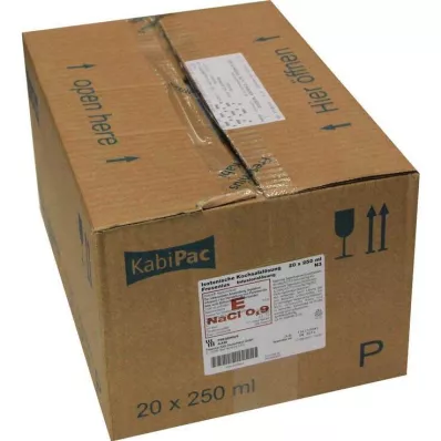 KOCHSALZLÖSUNG Frasco de plástico a 0,9% Fresenius, 20X250 ml KOCHSALZLÖSUNG Frasco de plástico a 0,9% Fresenius, 20X250 ml
