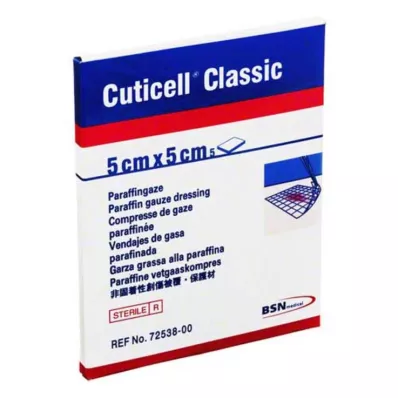 CUTICELL Gaze clássica para feridas 5x5 cm, 5 unidades CUTICELL Gaze clássica para feridas 5x5 cm, 5 unidades
