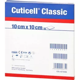 CUTICELL Gaze clássica para feridas 10x10 cm, 100 unidades