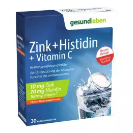 GESUND LEBEN Comprimidos efervescentes de Zinco+Histidina+Vit.C, 3X10 pcs