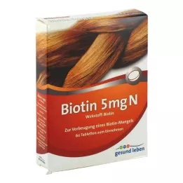 GESUND LEBEN Biotin 5 mg N Comprimidos, 60 Cápsulas