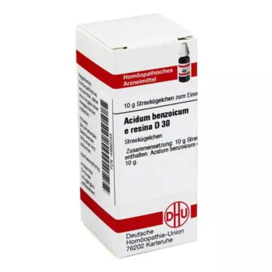 ACIDUM BENZOICUM E Resina D 30 glóbulos, 10 g ACIDUM BENZOICUM E Resina D 30 glóbulos, 10 g