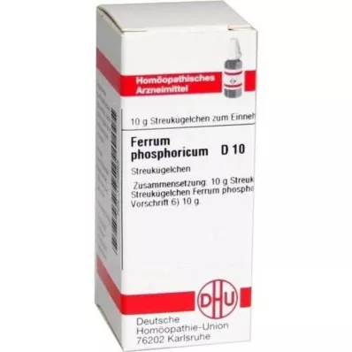 FERRUM PHOSPHORICUM C 10 glóbulos, 10 g FERRUM PHOSPHORICUM C 10 glóbulos, 10 g