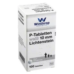 P TABLETTEN branco 10 mm, 100 pcs