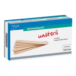HOLZMUNDSPATEL 150 mm de comprimento, 100 peças