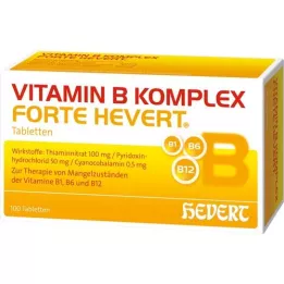 VITAMIN B KOMPLEX forte Hevert comprimidos, 100 unid