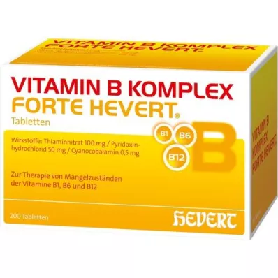 VITAMIN B KOMPLEX forte Hevert Comprimidos, 200 Cápsulas