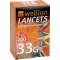 WELLION Lancetas 33 G, 200 unidades