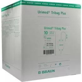 URIMED Saco de urina para pernas Tribag Plus 800ml 60cm estéril, 10 unidades