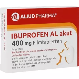 IBUPROFEN AL acute 400 mg comprimidos revestidos por película, 10 unid
