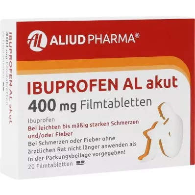 IBUPROFEN AL acute 400 mg comprimidos revestidos por película, 20 unidades