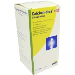 CALCIUM DURA Vit D3 comprimidos revestidos por película, 120 unidades