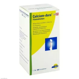 CALCIUM DURA Vit D3 comprimidos revestidos por película, 120 unidades