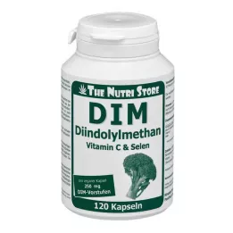 DIM Diindolilmetano 250 mg cápsulas vegetais, 120 unid
