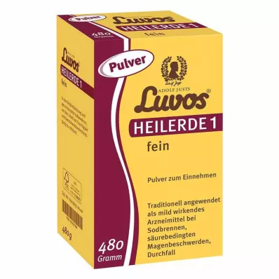 LUVOS Argila cicatrizante 1 fina, 480 g LUVOS Argila cicatrizante 1 fina, 480 g