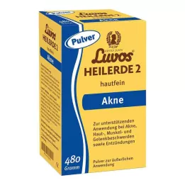 LUVOS Argila cicatrizante 2 fina para a pele, 480 g