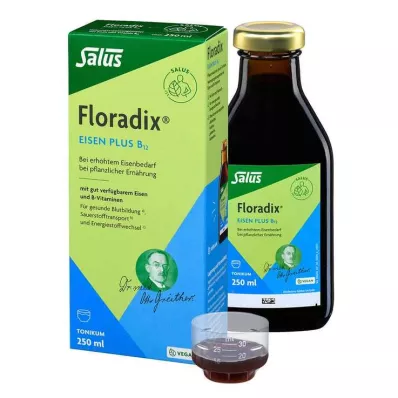 FLORADIX Tónico vegan Iron plus B12, 250 ml FLORADIX Tónico vegan Iron plus B12, 250 ml