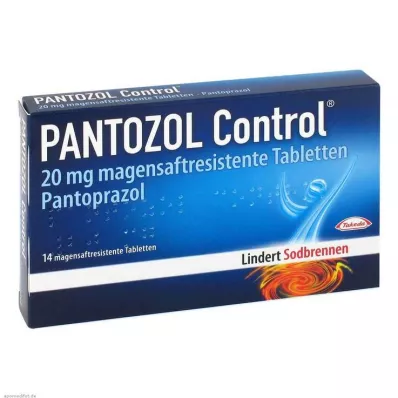 PANTOZOL Controlo 20 mg comprimidos com revestimento entérico, 14 unidades PANTOZOL Controlo 20 mg comprimidos com revestimento entérico, 14 unidades