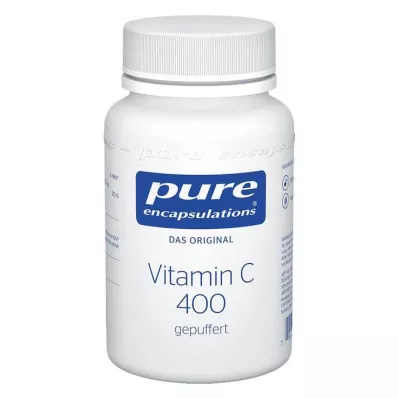 PURE ENCAPSULATIONS Cápsulas de vitamina C 400 tamponadas, 90 unid