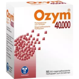 OZYM 40.000 cápsulas duras com revestimento entérico, 200 pcs
