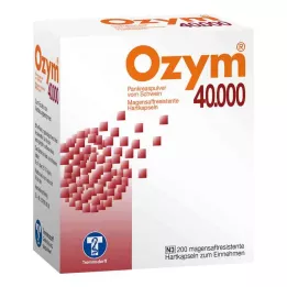 OZYM 40.000 cápsulas duras com revestimento entérico, 200 pcs