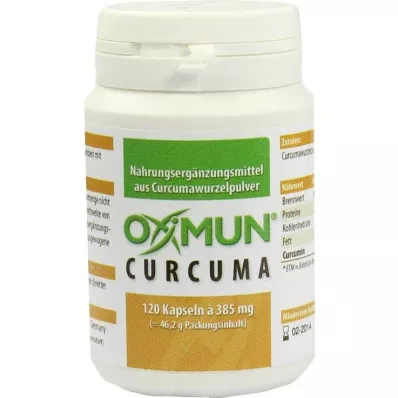 OXIMUN Cápsulas de Curcuma, 120 Cápsulas