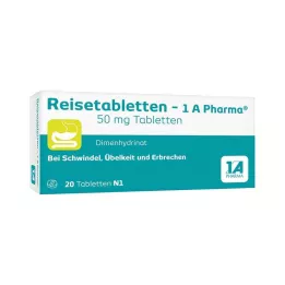 REISETABLETTEN-1A Pharma, 20 unidades